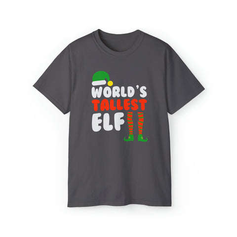 Word's Tallest Elf Funny Christmas Shirts - TeesTopia