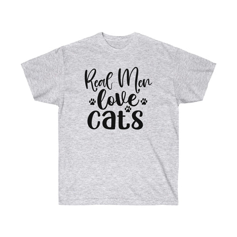 Funny Cat Shirts - Real Men Love Cats - TeesTopia