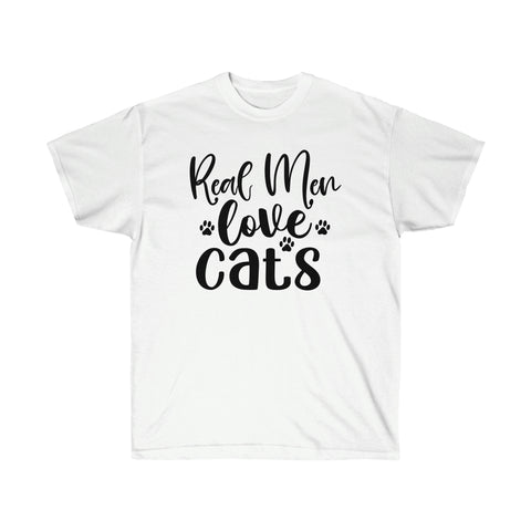 Funny Cat Shirts - Real Men Love Cats - TeesTopia